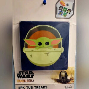 NEW DISNEY Star Wars MANDALORIAN 5PK Tub Treads